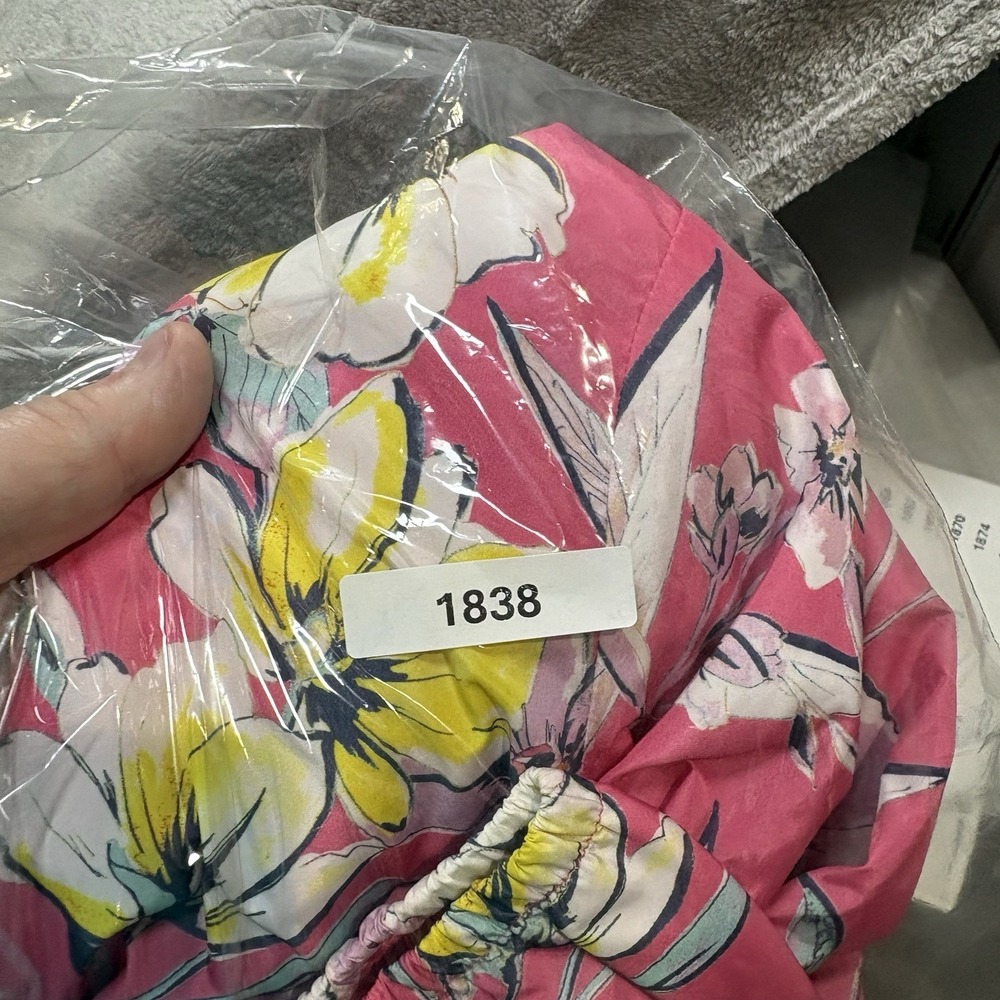 Baby Gap Floral Print Lightweight Hooded Jacket Windbreaker Baby Size 18-24 Mos - Picture 7 of 7